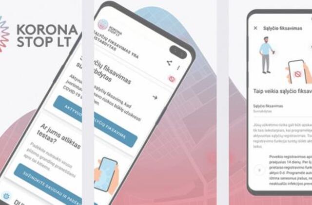 Startuoja nauja mobilioji programėlė „Korona Stop LT“
