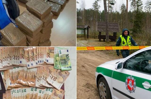 Marios eurų ir kokaino - pas Klaipėdos pardavėją, vairuotoją ir Jurbarko bedarbį