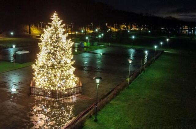 Naujųjų sutikimas: užges Nidos ir Juodkrantės eglės