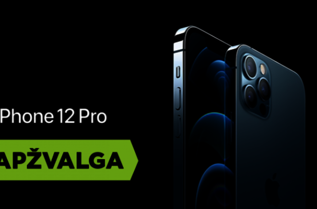 Pirmas žvilgsnis į „Apple iPhone 12 Pro“. Video apžvalga
