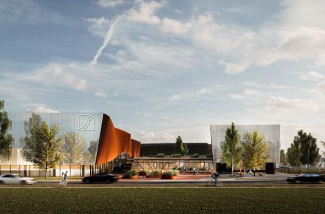 Planuojamas Klaipėdos sporto ir laisvalaikio centras: ledo arena, penkios universalios aikštelės ir čiuožykla terasoje
