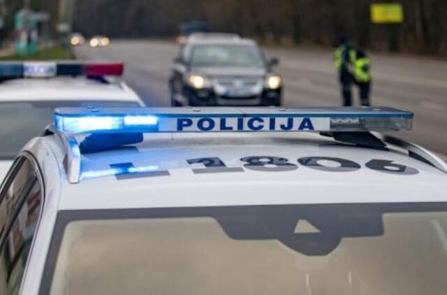 Ties įvažiavimais į Gargždus – penki kontrolės postai