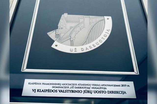 Uosto direkcijai – apdovanojimas už dėmesį savo darbuotojams