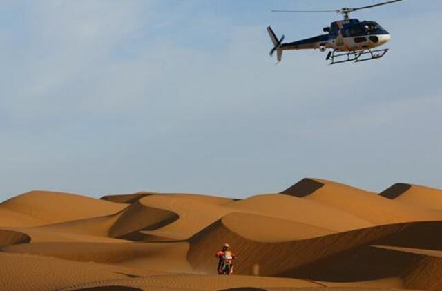 Dakaro ralyje susižalojęs prancūzų motociklininkas Pierre'as Cherpinas mirė