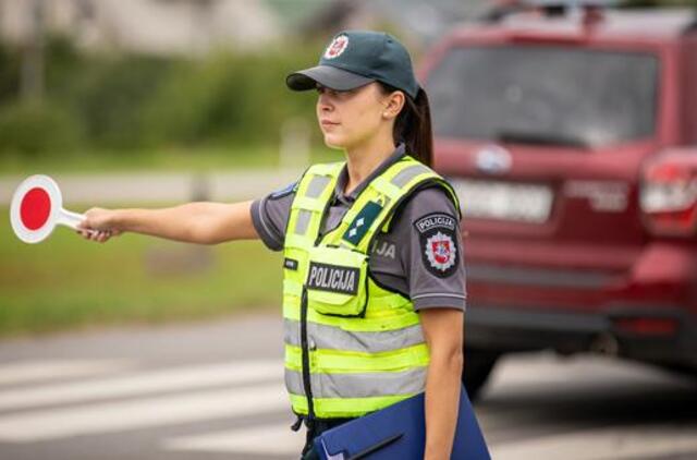 Dėl koronaviruso šiuo metu nedirba keli šimtai policijos pareigūnų