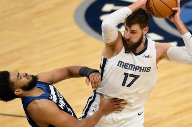 J. Valančiūnas sužaidė geriausias rungtynes šį sezoną