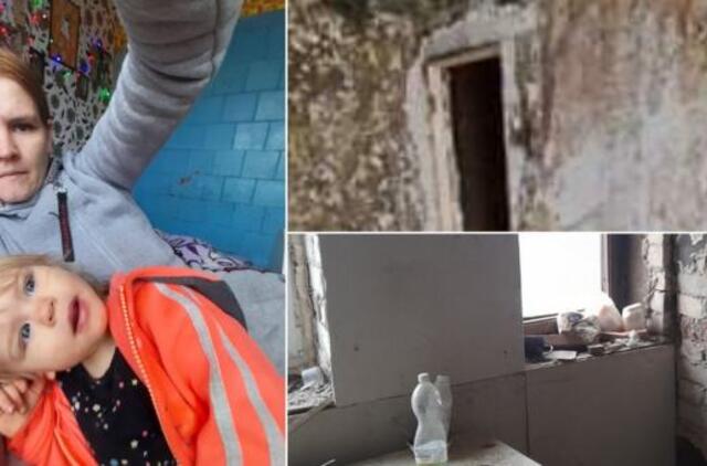 Moteris su dukrele po skyrybų liko beveik be nieko: iš paskutiniųjų tvarkosi gyvenimą