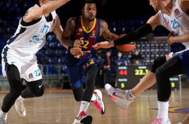 Š. Jasikevičiaus „Barcelona“ nukovė lyderių trejete buvusį „Zenit“ ir išsaugojo pirmą vietą