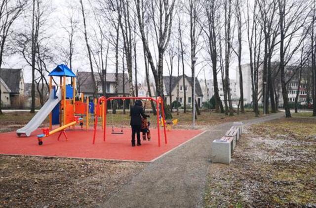 Sutvarkytas Lapyno parkelis