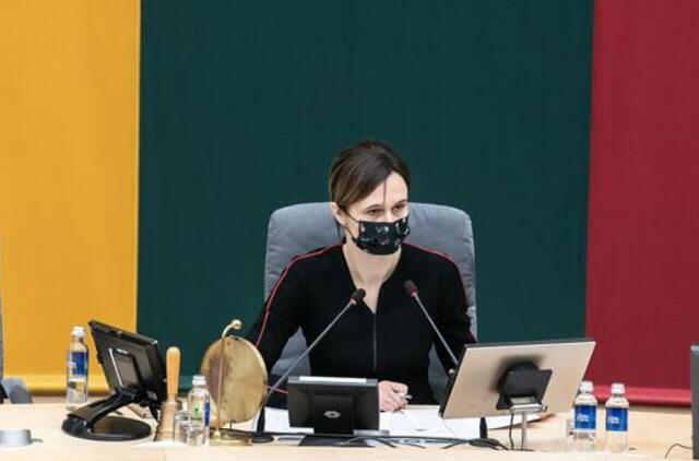 V. Čmilytė-Nielsen: verta grįžti prie valstybės vadovo statuso V. Landsbergiui klausimo
