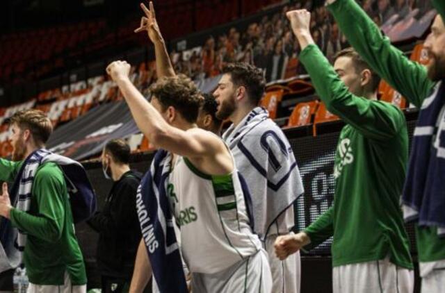 „Žalgirio“ pergalę lėmė M.Grigonio metimas su sirena