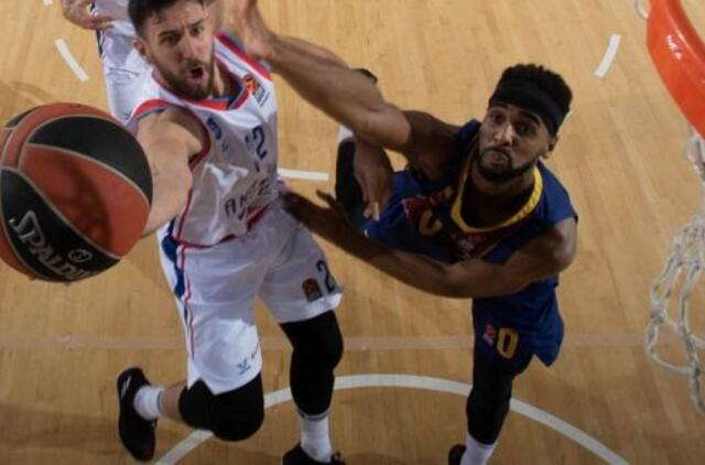 Eurolygos 24 turas: lyderiai „Barcelona“ ir CSKA neatsilaikė prieš kovingus varžovus
