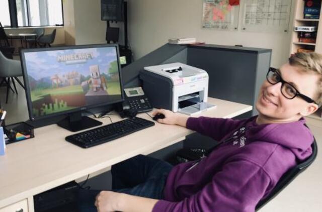 Kretingos bibliotekoje - „Edukraft“ pamokos