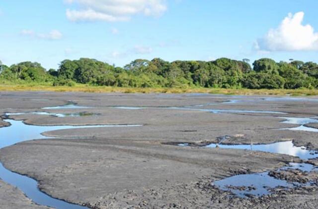 Kur tyvuliuoja didžiausias natūralaus asfalto ežeras
