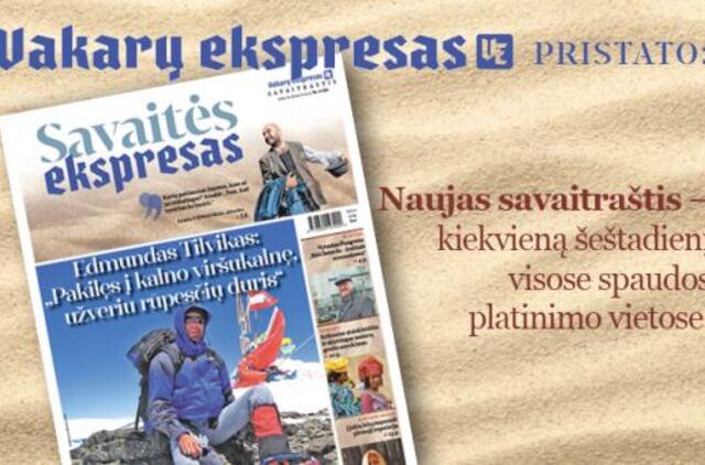 "Savaitės eksprese" - apie meilę tėvynei, moterims ir kalnams