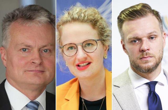 Gitanas Nausėda, Aušrinė Armonaitė, Gabrielius Landsbergis