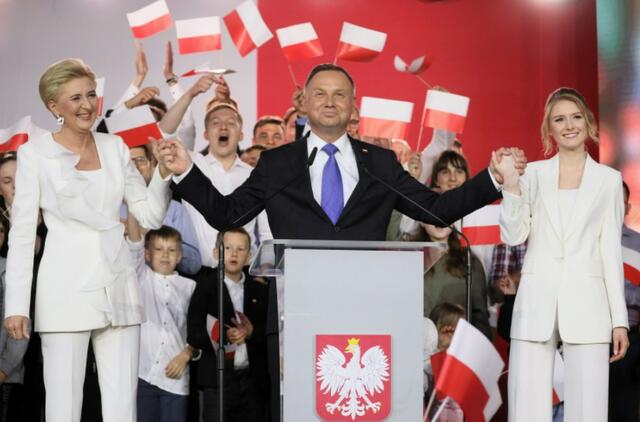 Lenkijos prezidentas Andrzejus Duda 