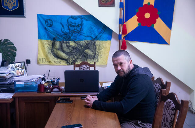 Miestelio Krasne bendruomenės pirmininkas Roman Furda. Mariaus Morkevičiaus (ELTA) nuotr.