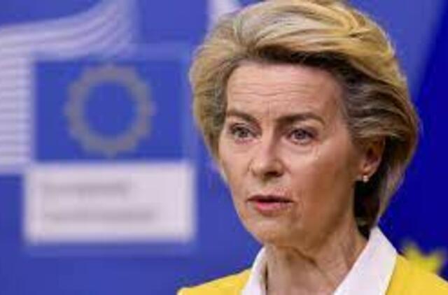 Ursula von der Leyen: apginkluokime Ukrainą pelnu iš Rusijos turto
