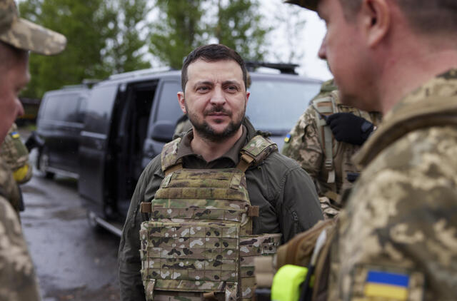 Ukrainos prezidentas Volodymyras Zelenskis. EPA-ELTA nuotr.