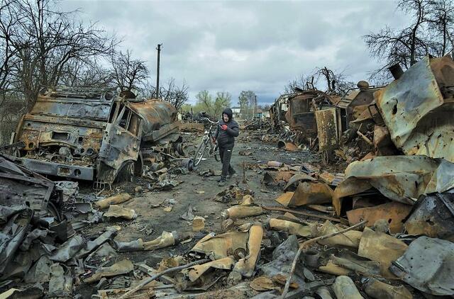 30 procentų rusų mano, kad karas Ukrainoje turi būti kuo greičiau nutrauktas