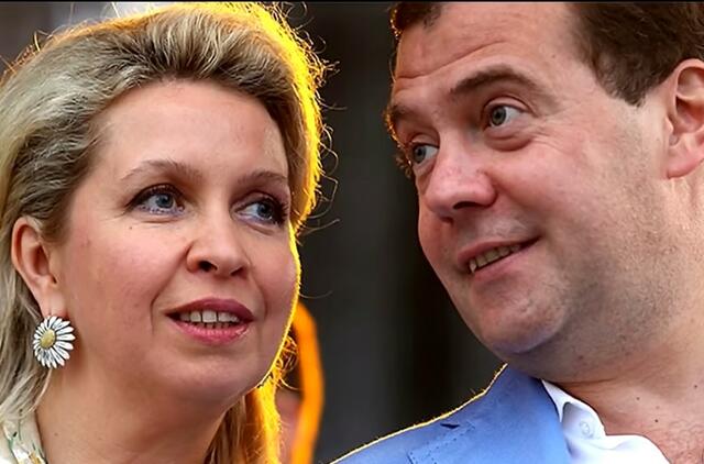 Dmitrijaus Medvedevo žmona išėjo pas 12 metų jaunesnį meilužį