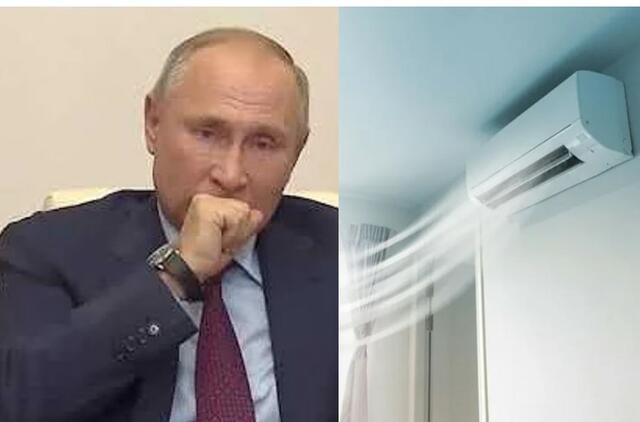 Kremliaus atstovas spaudai Peskovas atskleidė, kaip Putinas saugomas nuo slogos ir peršalimo