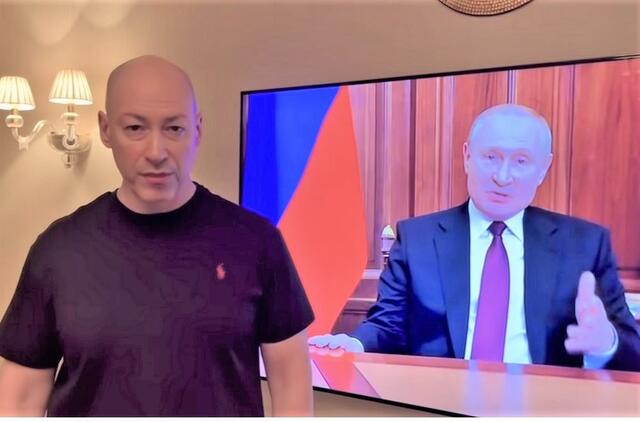 Žurnalistas Gordonas išsakė netikėtą išvadą apie Putino sveikatą