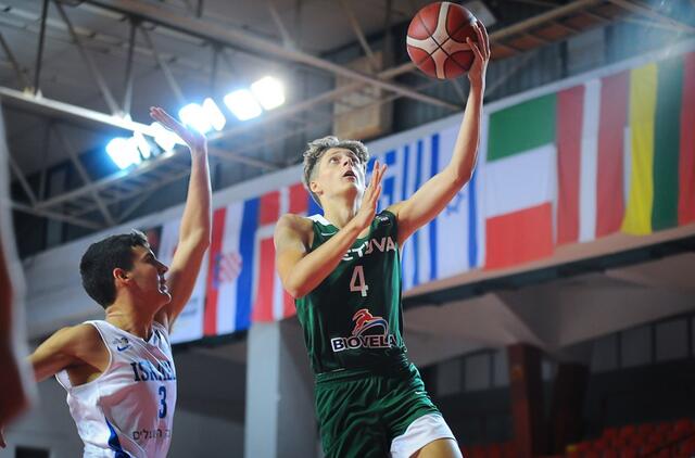 Prieš Izraelį dominavę jaunučiai – grupės nugalėtojai