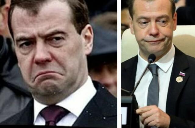 Medvedevas isterikuoja dėl Zelenskio atsisakymo derėtis