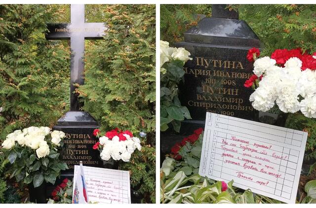 Ant Putino tėvų kapo – prašymas