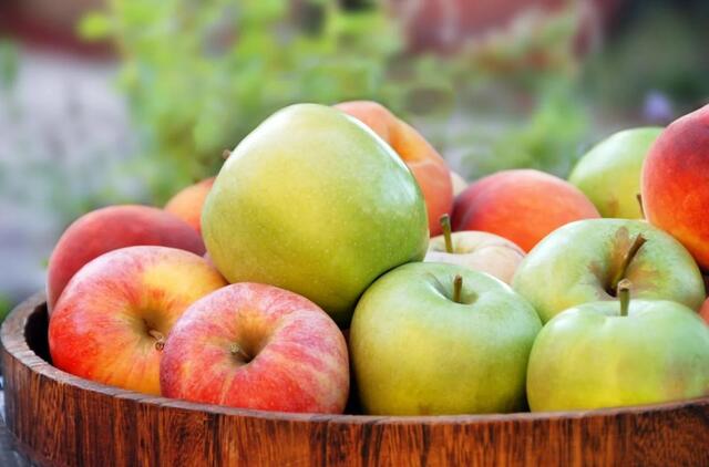 Užšaldyti arba konservuoti obuolius