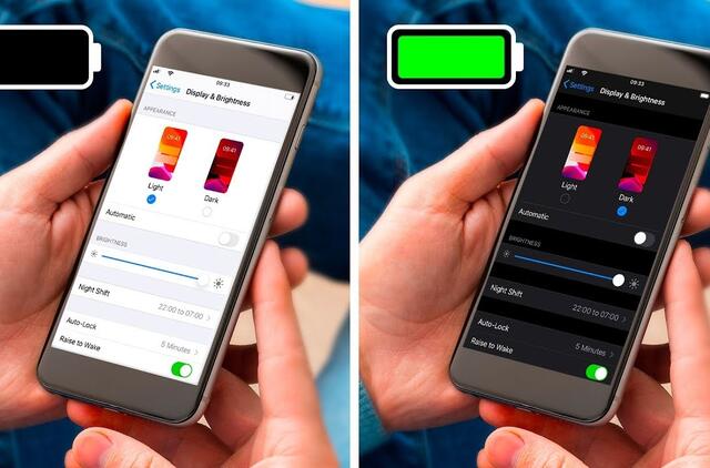 Kaip išlaikyti įkrautą išmanųjį telefoną