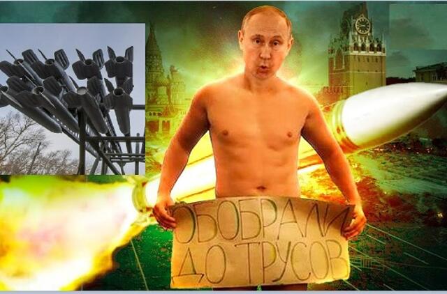 Rusijos Federacijos gebėjimas išlaikyti raketų atakų intensyvumą nyksta