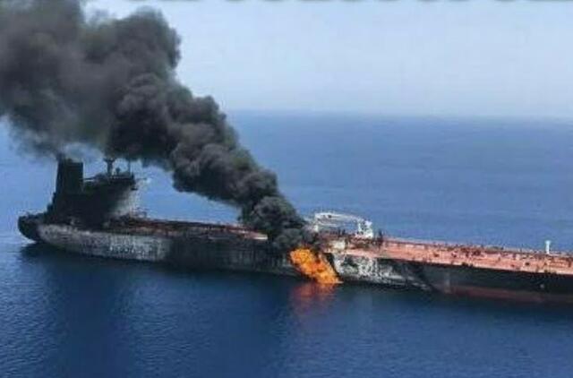Prie Omano krantų užpultas su Izraeliu siejamas naftos tanklaivis