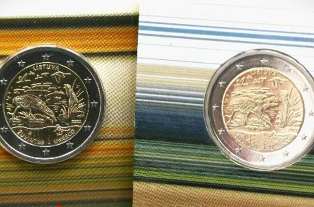 Už 2 eurų brokuotą proginę monetą siūlo 2000 eurų