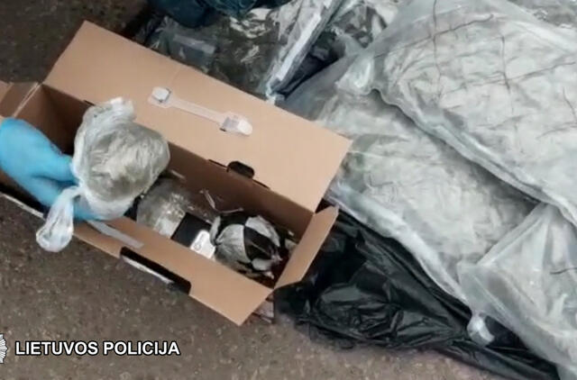 Jaunuoliai įkliuvo su apie 10 kilogramų kvaišalų