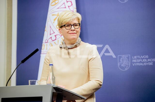 Premjerė sveikina Baltarusijos žmones Laisvės dienos proga