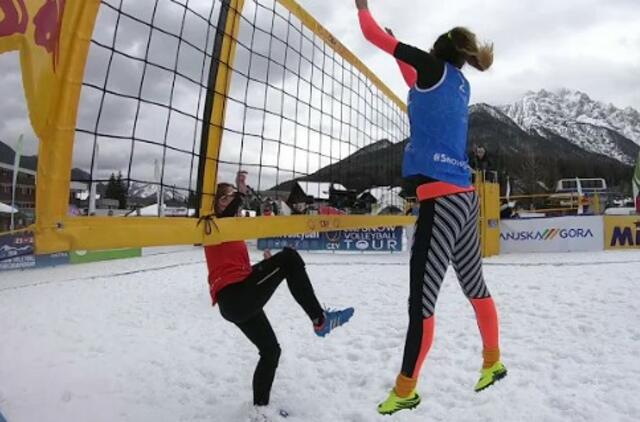 European Snow Volleyball Tour in Austria