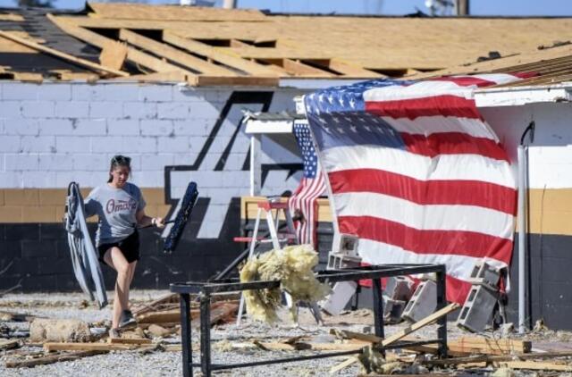 Per tornadą Misisipėje žuvo mažiausiai 25 žmonės