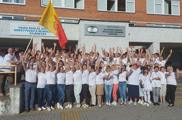 CENTRAS. Ši komanda rūpinasi neįgalių ir pagyvenusių klaipėdiečių gerove. Socialinės paramos centro nuotr.