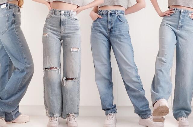 Kaip nustatyti džinsų dydį nesimatuojant