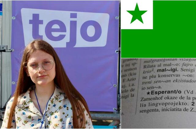 Esperanto kongresas Šventojoje. Auštinė Tamošiūnaitė