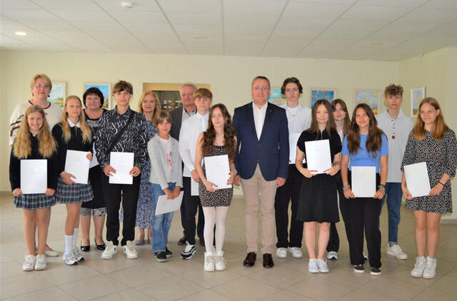 Geriausi Palangos moksleiviai