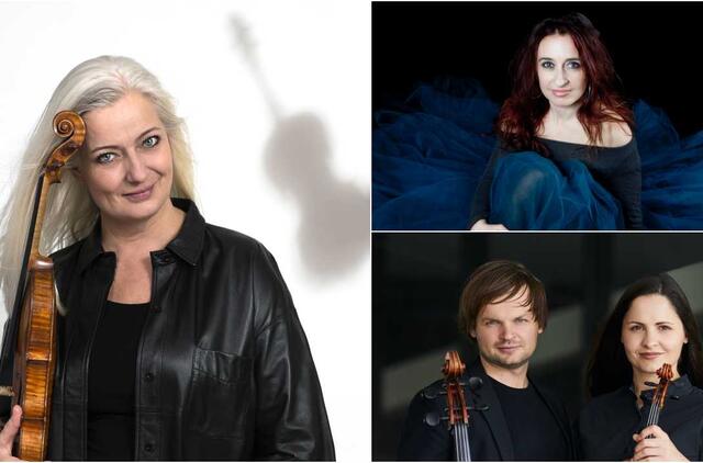 Christina Åstrand, Rikke Sandberg ir Dalia Dėdinskaitė su Glebu Pyšniaku