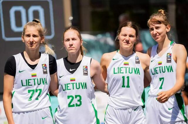 Merginų 3 x 3 krepšinio rinktinė į Europos jaunimo olimpinio festivalio pusfinalį nepateko