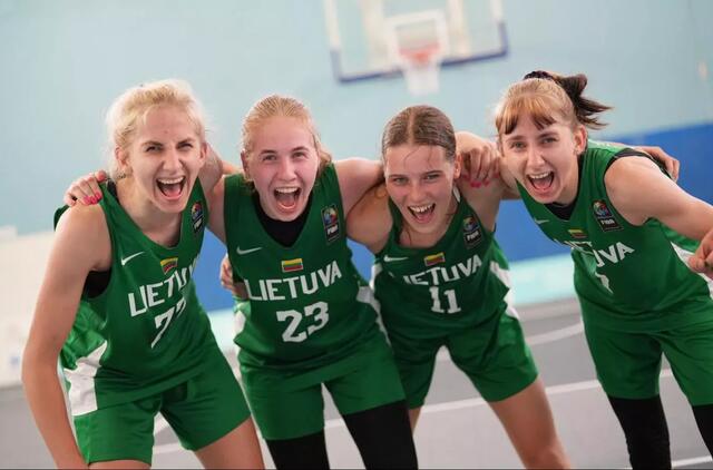 EJOF 3x3 krepšinio merginų turnyro starte – lietuvių pergalė ir pralaimėjimas