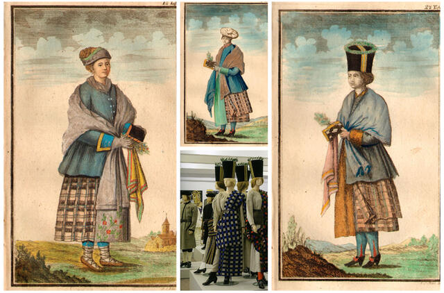 EKSPONATAI. Parodoje bus eksponuojami lietuvninkus vaizduojantys piešiniai iš K. Schuetzo (1592 m.), F. S. Bocko (1782 m.) ir Ch. Hartknocho (1684 m.) leidinių. Organizatorių nuotr.