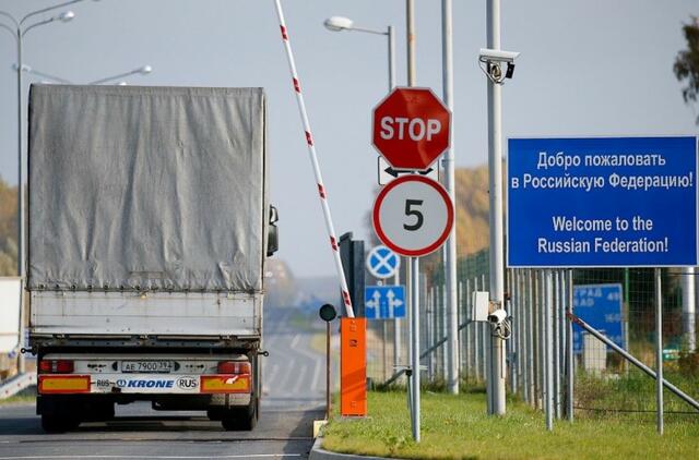 Lenkijos Respublikoje registruotoms savaeigėms transporto priemonėms" uždrausta vežti krovinius per Rusiją