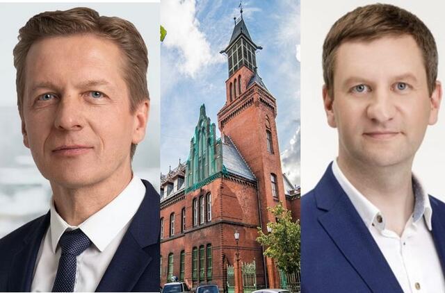 Vilniuje susitiko Klaipėdos meras Arvydas Vaitkus ir kultūros ministras Simonas Kairys